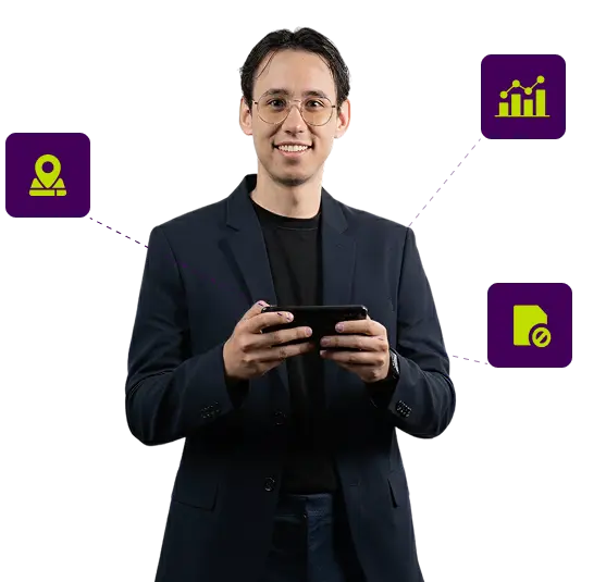 Digital Marketing Strategist Using Tablet