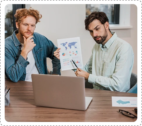 online meeting with project